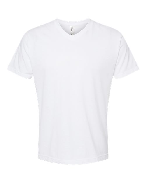 Tultex 207 Men's Poly-Rich V-Neck T-Shirt