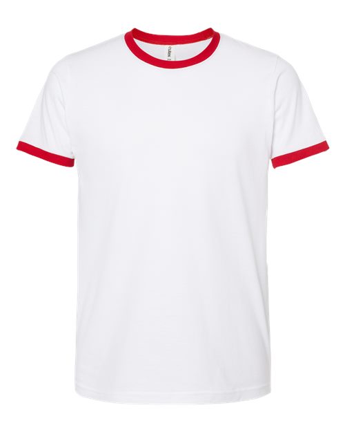 Tultex 246 Unisex Fine Jersey Ringer T-Shirt