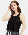 US Blanks US510 Women's Sheer Cropped Racer Tank Top