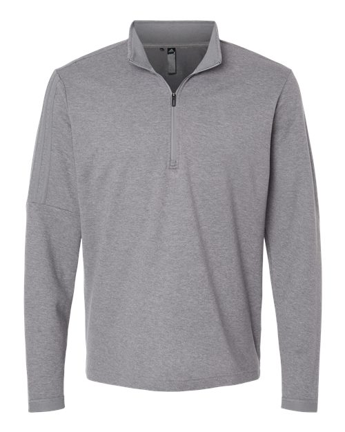 Adidas A554 Men's 3-Stripes Quarter-Zip Sweater