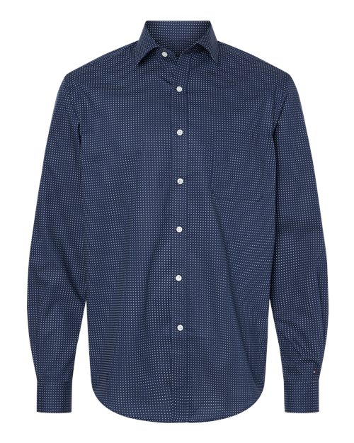 Tommy Hilfiger 13TH105 Men's Polka Dot Shirt