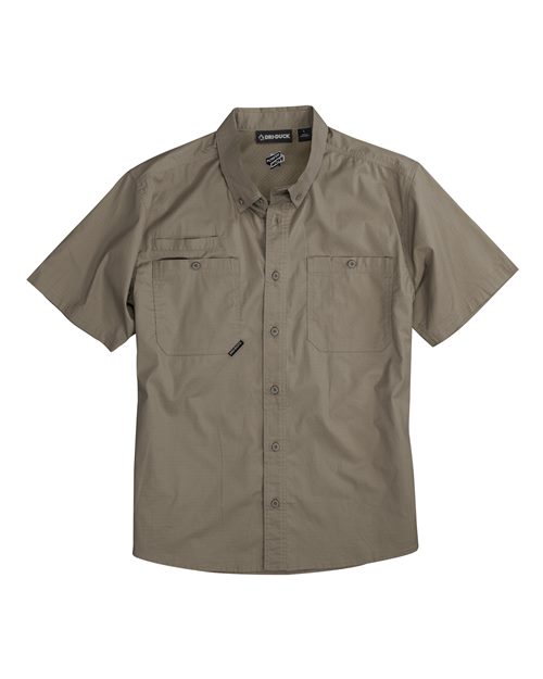 DRI DUCK 4451 Men's Craftsman Woven Short Sleeve Shirt