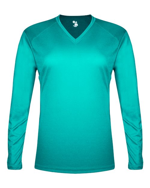 Badger 4964 Women's Tri-Blend Long Sleeve T-Shirt