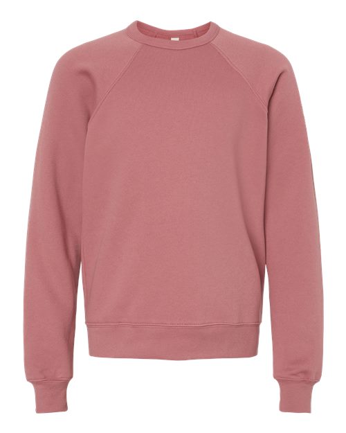 BELLA + CANVAS 3901Y Youth Sponge Fleece Crewneck Sweatshirt