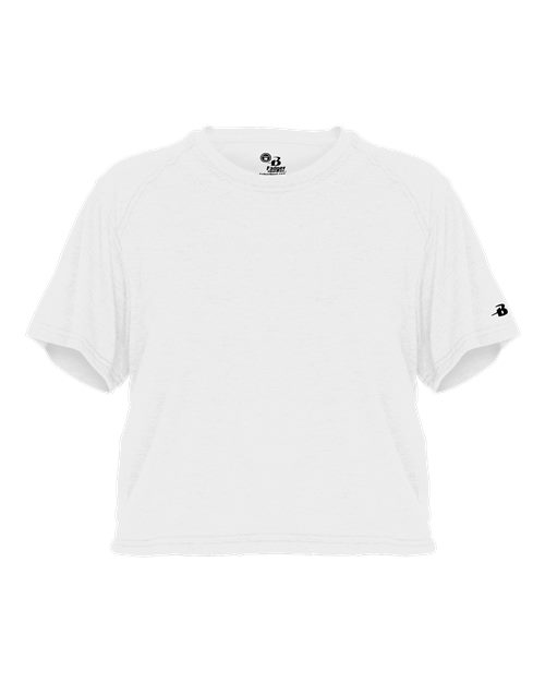 Badger 4963 Women's Tri-Blend Crop T-Shirt
