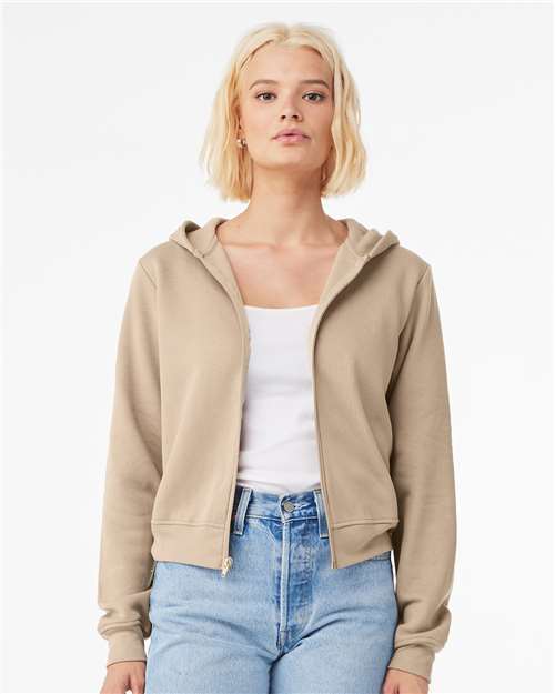 BELLA + CANVAS 7539 Women's FWD Fashion Sponge Fleece Full-Zip Hoodie