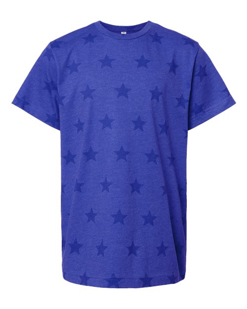 Code Five 2229 Youth Star Print Tee