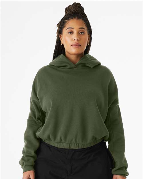 BELLA + CANVAS 7506 Women's FWD Fashion Sponge Fleece Cinched Bottom Hoodie