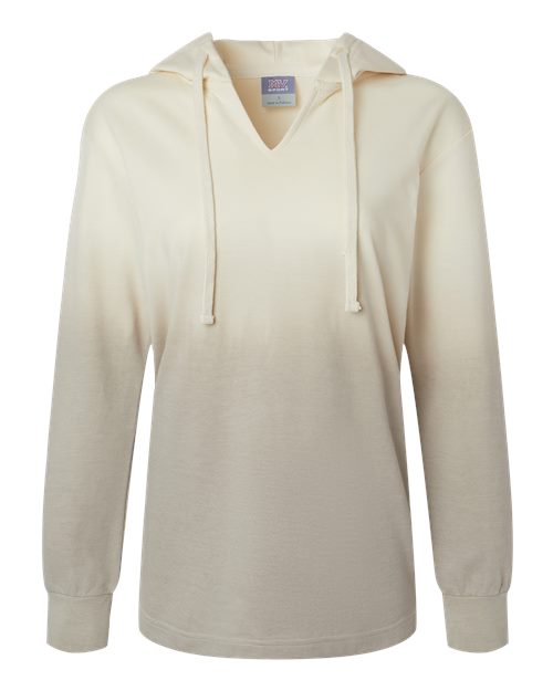MV Sport W20185 Women's French Terry Ombré Hooded Sweatshirt