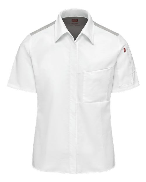 Chef Designs 501W Women's Poplin Airflow Cook Shirt with OilBlok