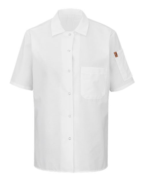 Chef Designs 501X Women's Mimix™ Short Sleeve Cook Shirt with OilBlok