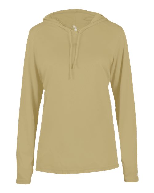 Badger 4165 Women's B-Core Long Sleeve Hooded T-Shirt