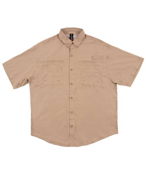 Burnside 2297 Men's Baja Short Sleeve Fishing Shirt