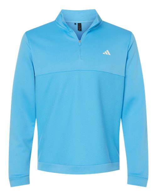 Adidas A2001 Men's Ultimate365 Textured Quarter-Zip Pullover