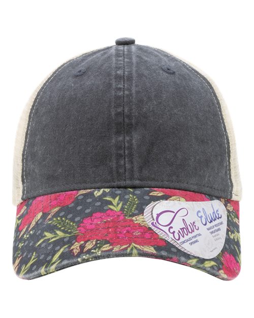 Infinity Her JANET Women's Printed Bill with Mesh Back Cap