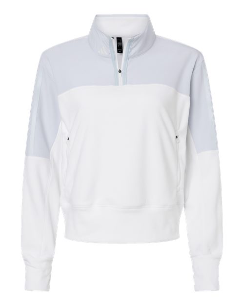 Adidas A601 Women's Fleece Quarter-Zip Pullover