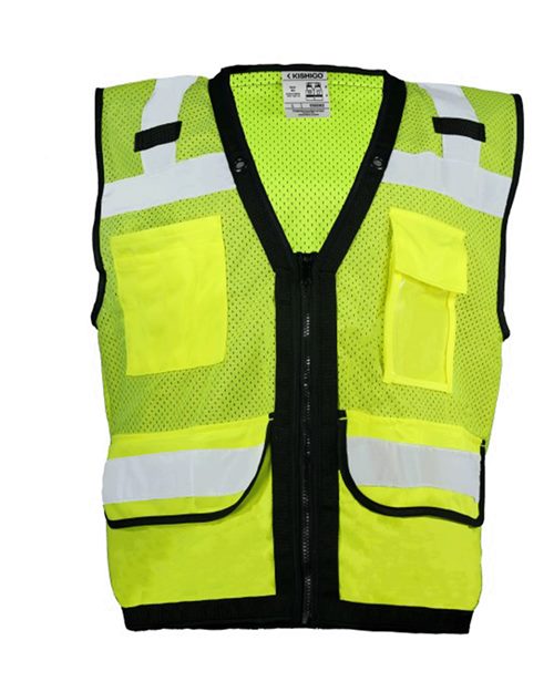 Kishigo S5008Z Unisex Economy Surveyors Vest