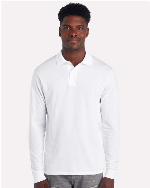 JERZEES 437LR Men's Dri-Power® Long Sleeve Polo