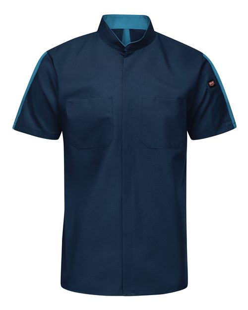 Red Kap SX46T Men's Tall Mimix™ Pro+ Short Sleeve Work Shirt With OilBlok