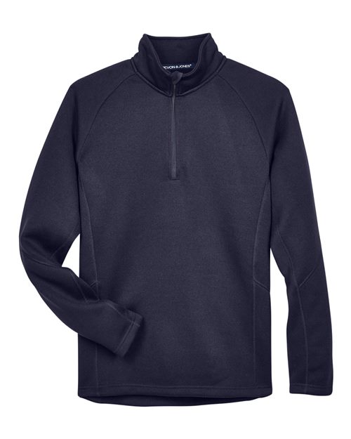 Devon & Jones DG792 Unisex Bristol Sweater Fleece Quarter-Zip Pullover