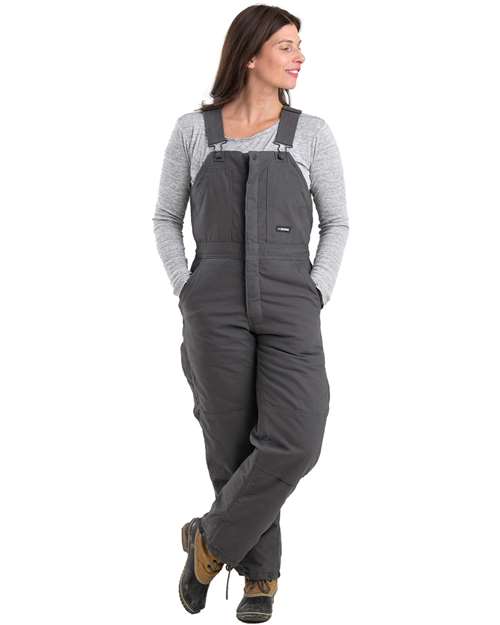 Berne Apparel WB515 Women's Softstone Duck Insulated Bib Overall