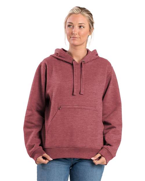 Berne Apparel WSP418 Women's Heritage Zippered Pocket Hooded Sweatshirt