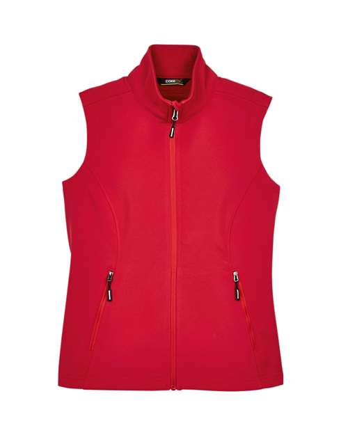 CORE365 CE701W Women's Cruise Two-Layer Fleece Bonded Soft Shell Vest