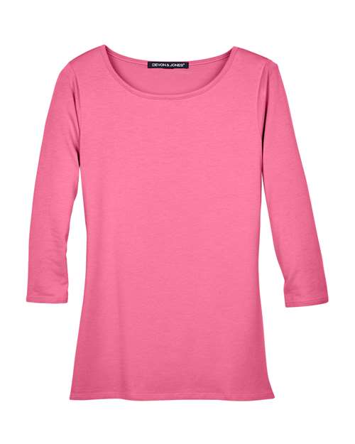 Devon & Jones DP192W Women's Perfect Fit™ Ballet Bracelet-Length Knit Top