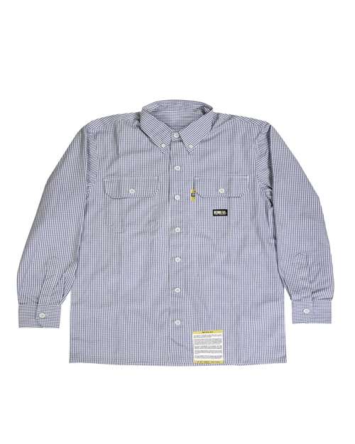 Berne Apparel FRSH21T Men's Tall Flame-Resistant Down Plaid Work Shirt