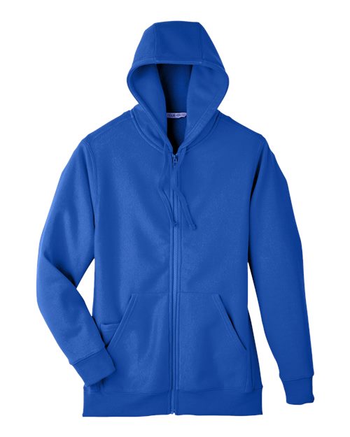 Team 365 TT95 Unisex Zone HydroSport™ Heavyweight Full-Zip Hooded Sweatshirt