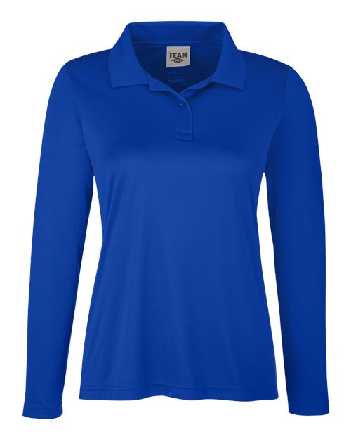 Team 365 TT51LW Women's Zone Performance Long Sleeve Polo