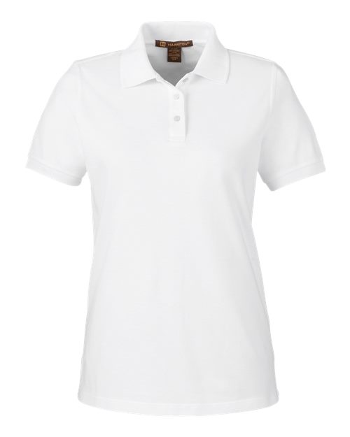 Harriton M205W Women's Valiant Cotton Snag Protect Polo