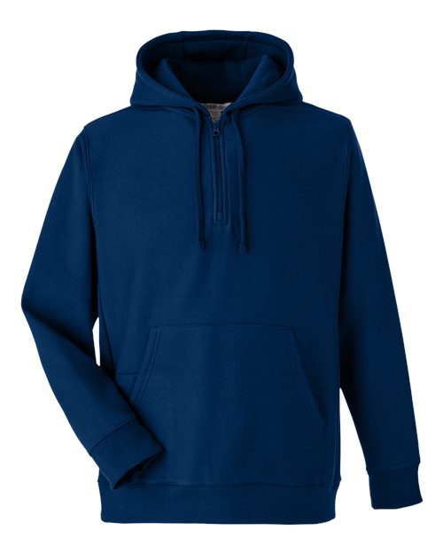 Team 365 TT97 Unisex Zone HydroSport™ Heavyweight Quarter-Zip Pullover Hooded Sweatshirt
