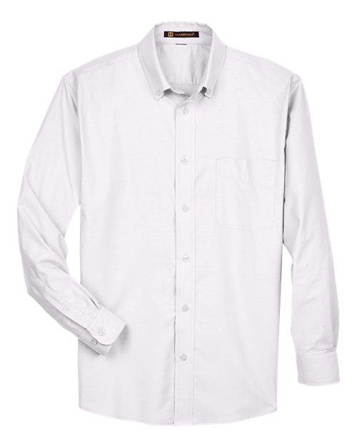 Harriton M600 Men's Long Sleeve Oxford Shirt