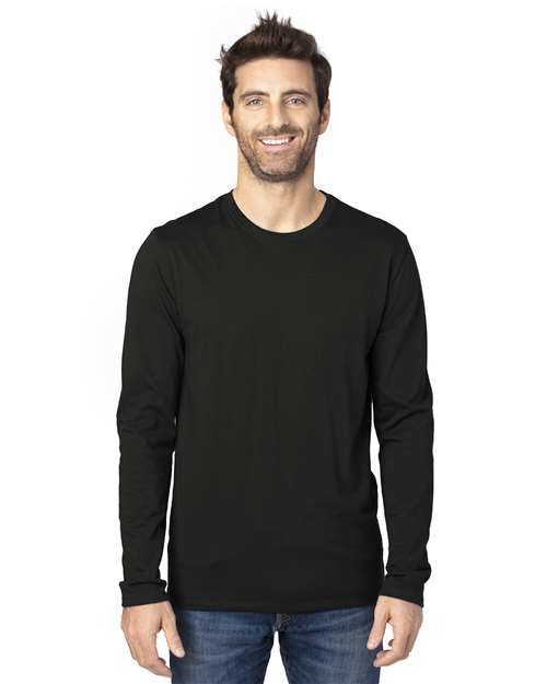 Threadfast Apparel 100LS Unisex Ultimate CVC Long Sleeve T-Shirt
