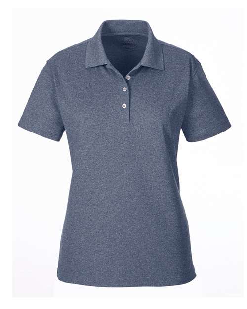 UltraClub UC100W Women's Heathered Pique Polo