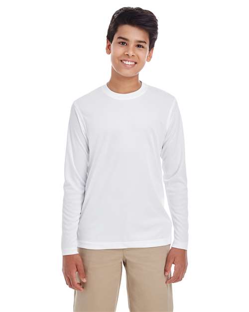 UltraClub 8622Y Youth Cool & Dry Performance Long Sleeve Top