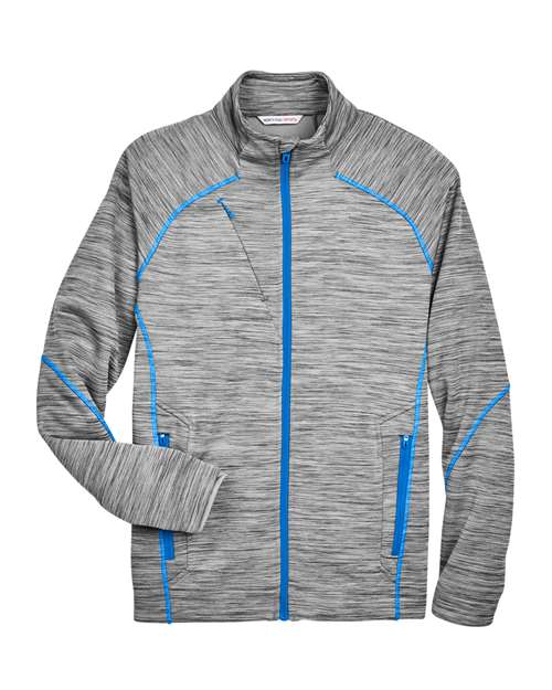 North End 88697 Men's Flux Mélange Bonded Fleece Jacket