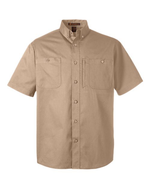 Harriton M585 Men's Advantage IL Short Sleeve Work Shirt