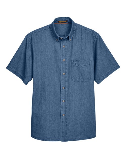 Harriton M550S Men's Denim Shirt