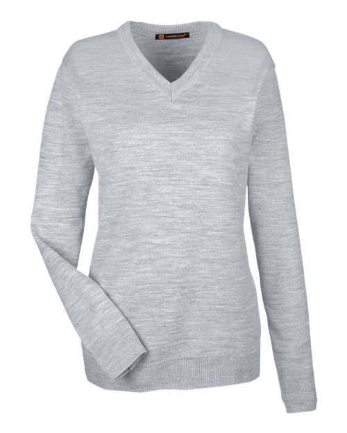 Harriton M420W Women's Pilbloc V-Neck Sweater