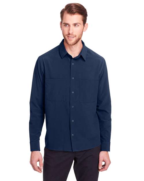North End NE500 Men's Borough Stretch Performance Shirt