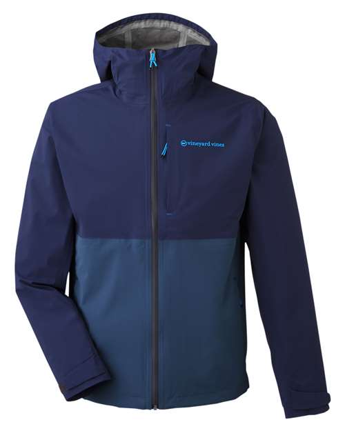 vineyard vines O001647 Men's On-The-Go Packable Rain Shell