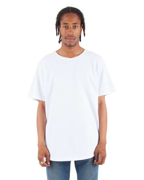 Shaka Wear SHCLT Unisex Curved Hem Long T-Shirt