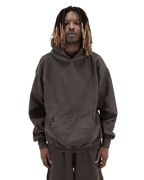 Shaka Wear SHGDH Men's Los Angeles Garment-Dyed Hooded Sweatshirt