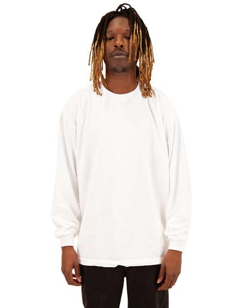 Shaka Wear SHGDLS Men's Garment-Dyed Long Sleeve T-Shirt