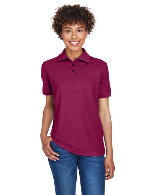 UltraClub 8541 Women's Whisper Pique Polo