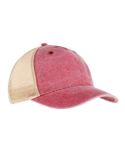 Authentic Pigment AP1924 Pigment-Dyed Trucker Cap