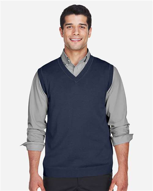 Devon & Jones D477 Unisex V-Neck Sweater Vest