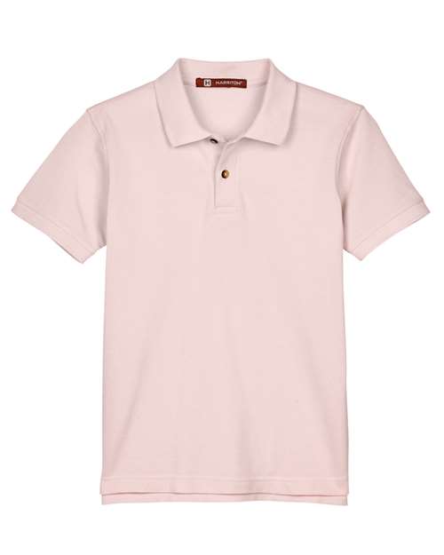 Harriton M200Y Youth Short-Sleeve Polo